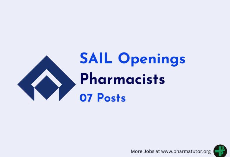 Hiring Pharmacists at Collieries Division of Steel Authority of India Limited
