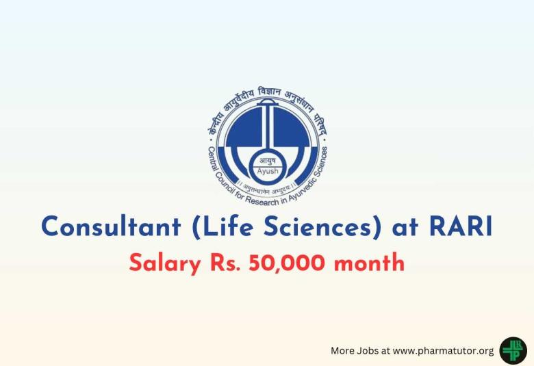 Interview for the post of Consultant (Life Sciences) at RARI