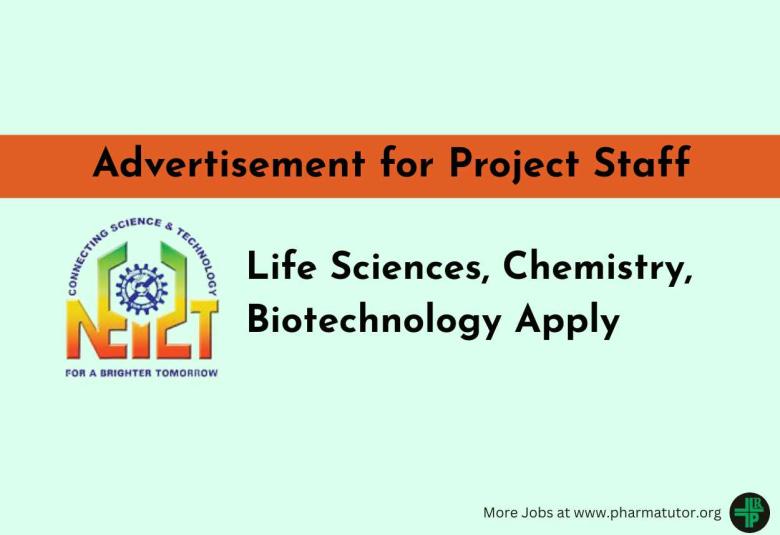 Advertisement for Project Staff at NEIST