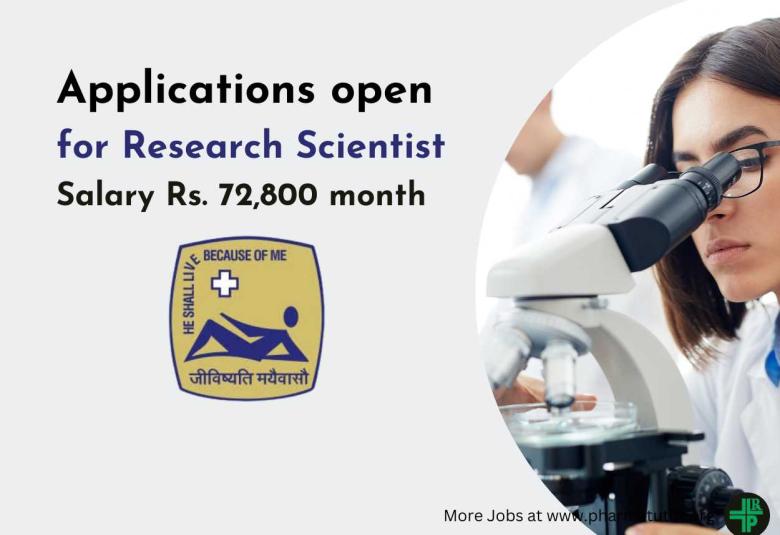 Applications are now open for Research Scientist at SJRI