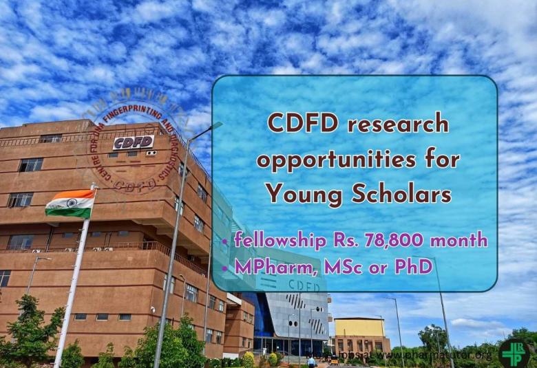 CDFD opens research opportunities for Young Indian Scholars in Pharmacy and Life Sciences