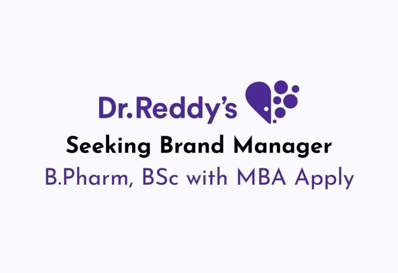 Dr. Reddy’s Laboratories Seeking Brand Manager