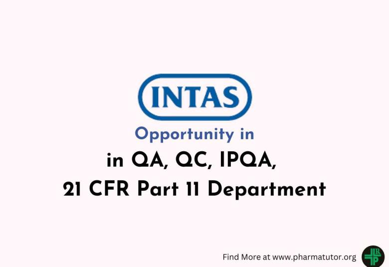Intas Pharma expands quality operations across QA, QC and IPQA