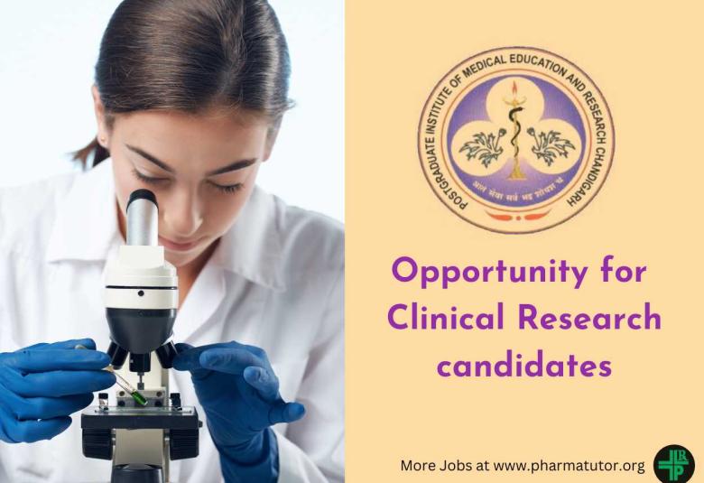 Opportunity for Clinical Research candidates at PGIMER