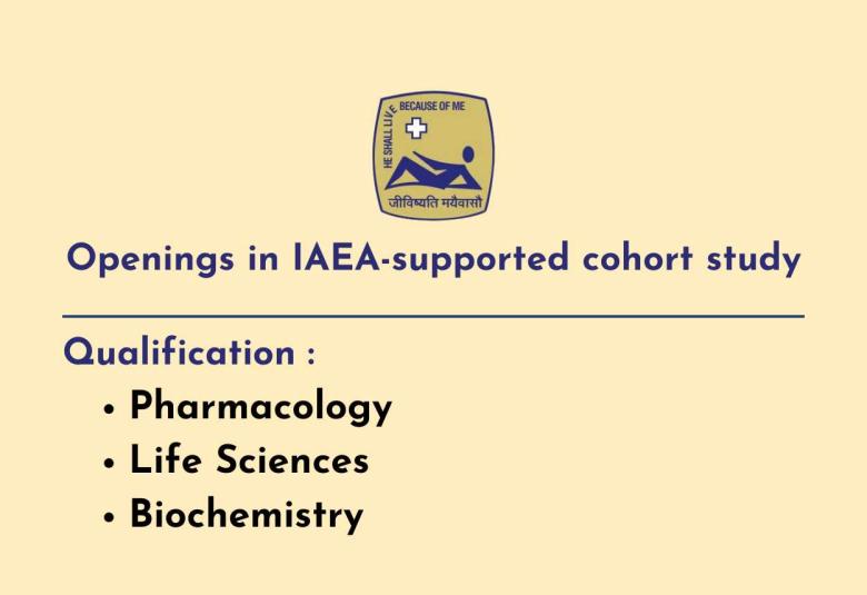 Pharmacology, Life Sciences, Biochemistry Openings at St. John's Research Institute