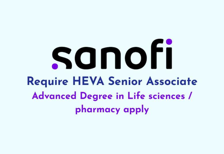 Sanofi Require HEVA Senior Associate