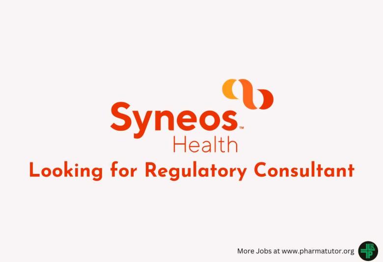 Syneos Health looking for Regulatory Consultant