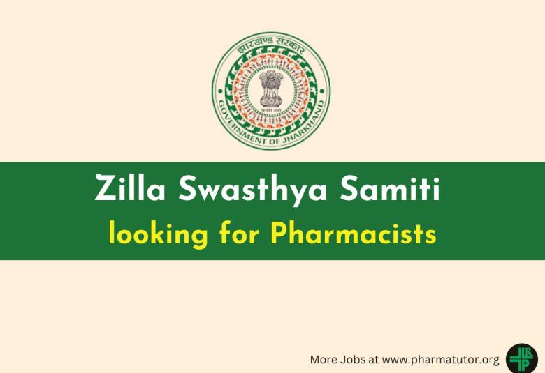 Zilla Swasthya Samiti looking for Pharmacists
