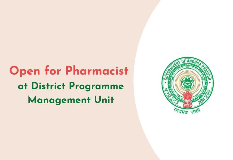 Applications open for Pharmacist at District Programme Management Unit