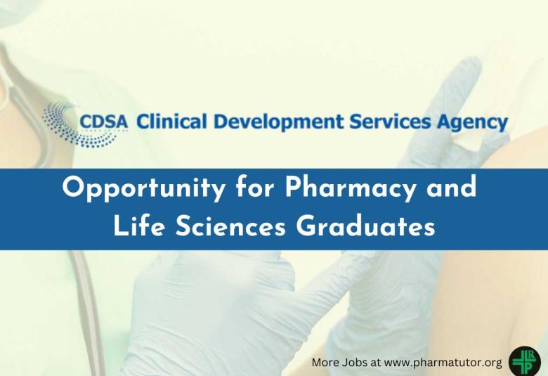 Opportunity for Pharmacy and Life Sciences Graduates at Clinical Development Services Agency, THSTI