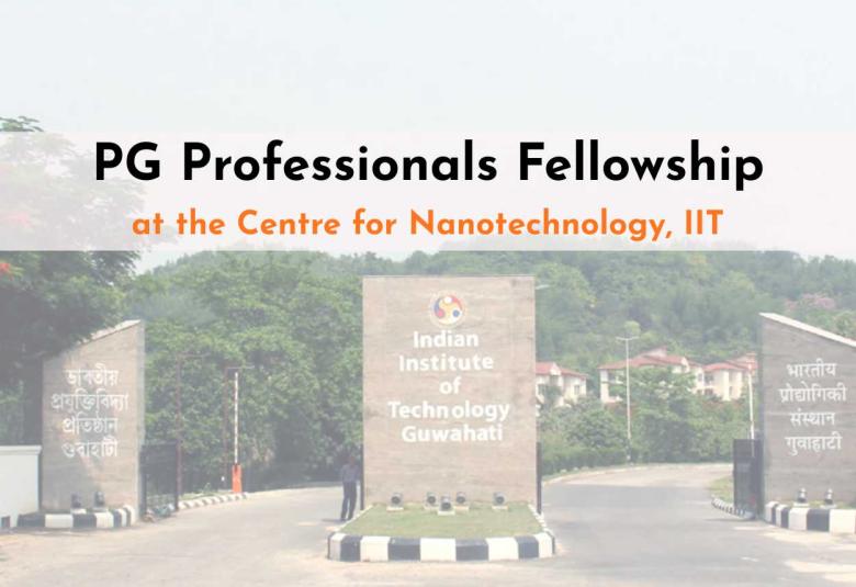 PG Professionals Fellowship at the Centre for Nanotechnology, IIT