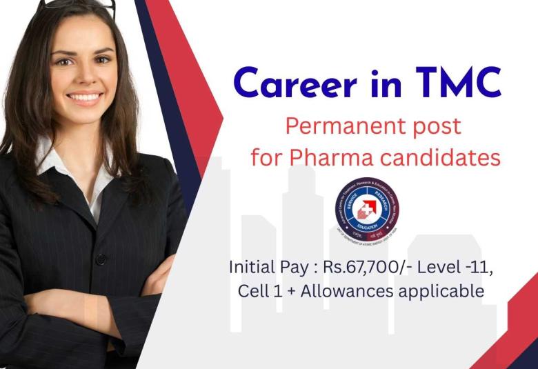 ACTREC, TMC Announces Permanent Career Opportunities for Pharmacy Professionals