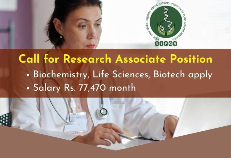 Call for Research Associate Position at NIPGR
