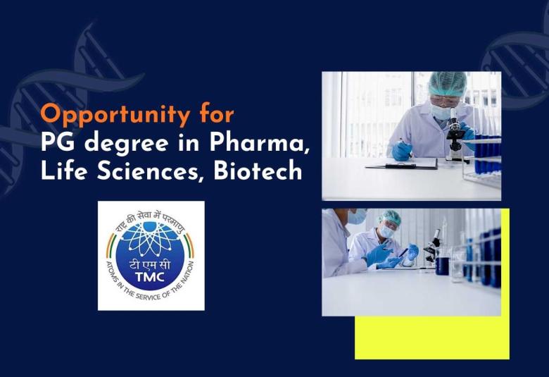 Opportunity for PG degree in Pharma, Life Sciences, Biotech at HBCHRC