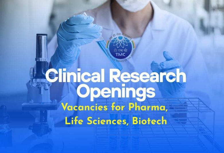 TMC Clinical Research Openings : vacancies for Pharma, Life Sciences, Biotech