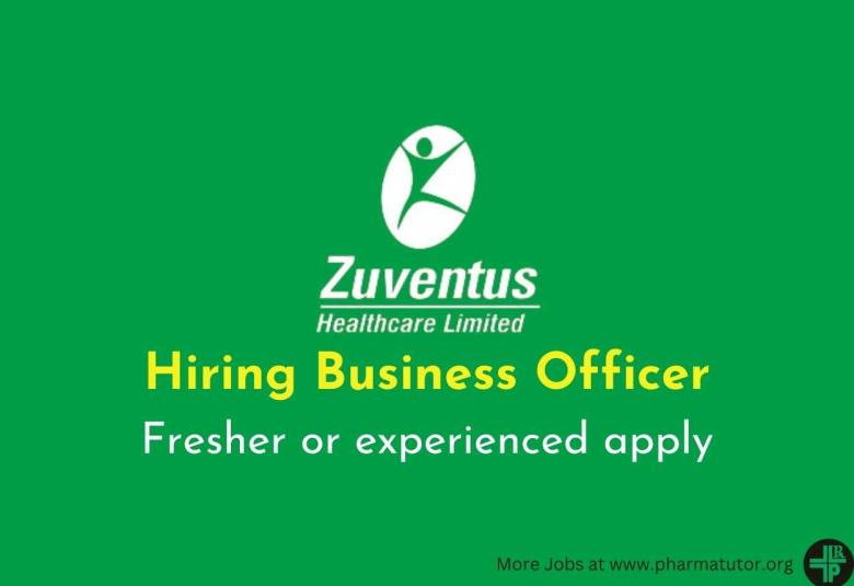 Zuventus Healthcare Hiring Business Officer