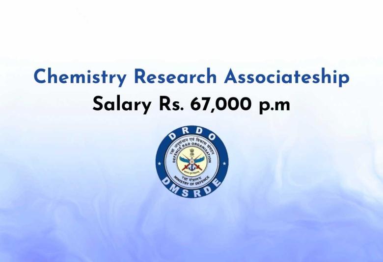 DMSRDE Chemistry Research Associateship