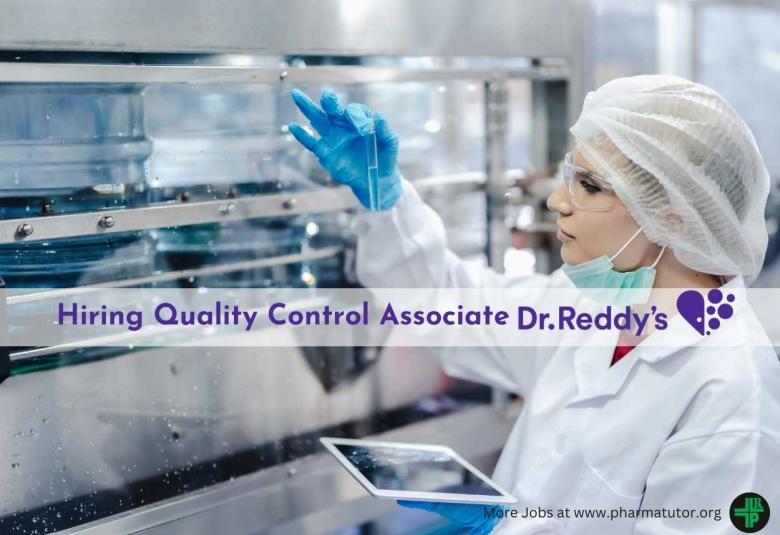 Dr.Reddy's Lab Hiring Quality Control Associate