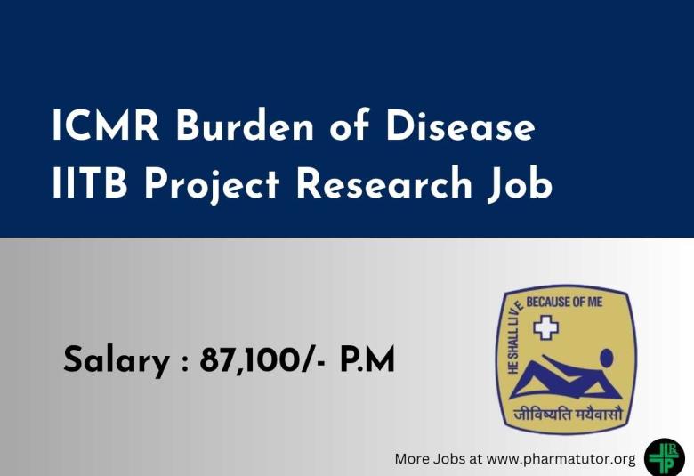 ICMR Burden of Disease IITB Project Research Job at St. John's Research Institute