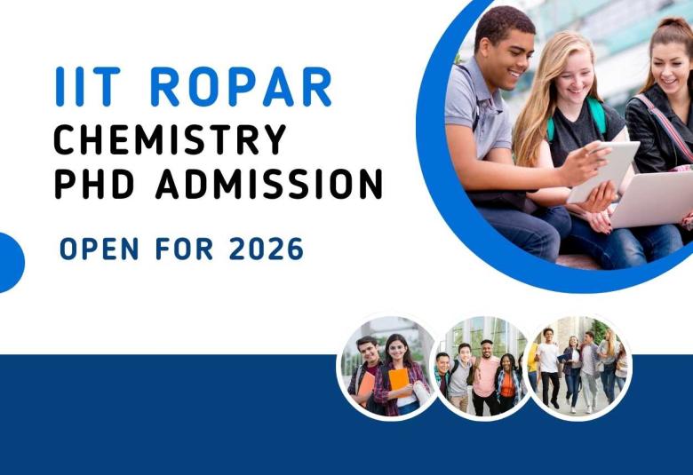 IIT Ropar invites applications for Chemistry PhD Admission 2026