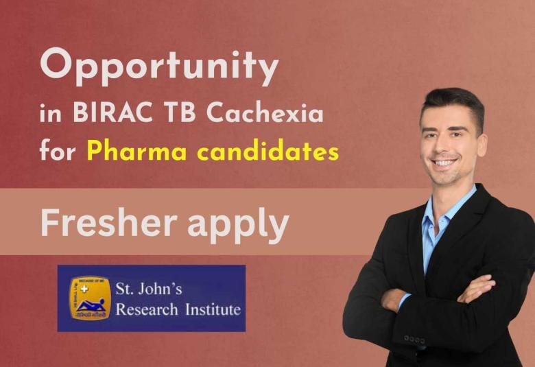 Opportunity in BIRAC TB Cachexia for Pharma candidates at SJRI