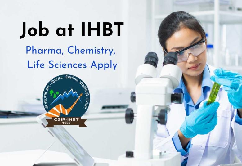 Project Associate Job at IHBT - Pharma, Chemistry, Life Sciences Apply