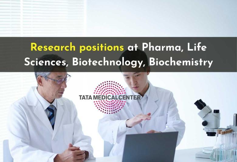 Research positions at Pharma, Life Sciences, Biotechnology, Biochemistry at TTCRRC