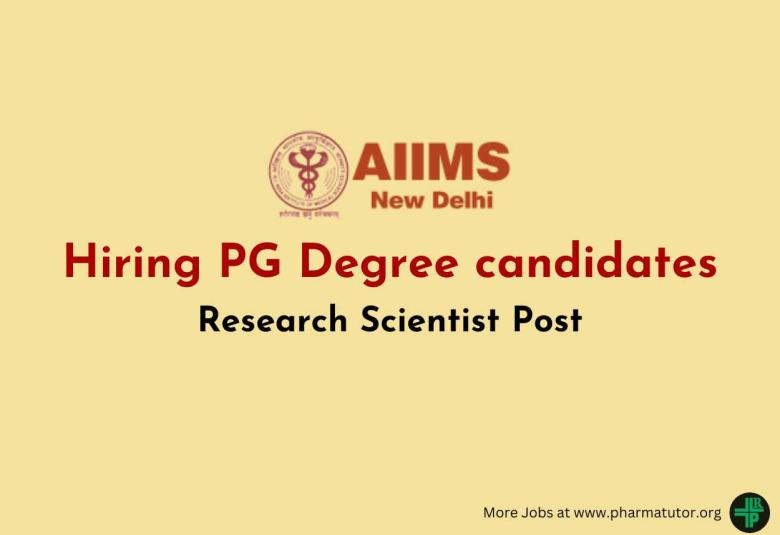AIIMS looking for PG Degree candidates