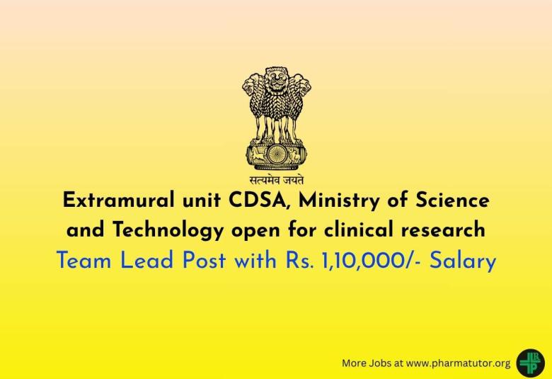 CDSA looking for Team Lead Data Science