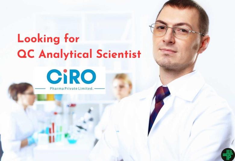 CiRO Pharma looking for QC Analytical Scientist