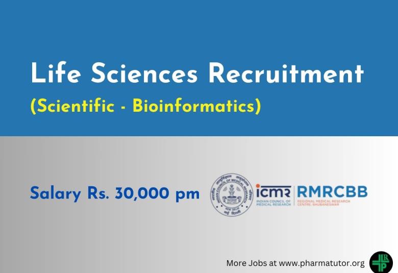Life Sciences Recruitment at Regional Medical Research Centre