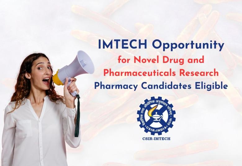Opportunity in Novel Drug and Pharmaceuticals Research for Pharma candidates at IMTech