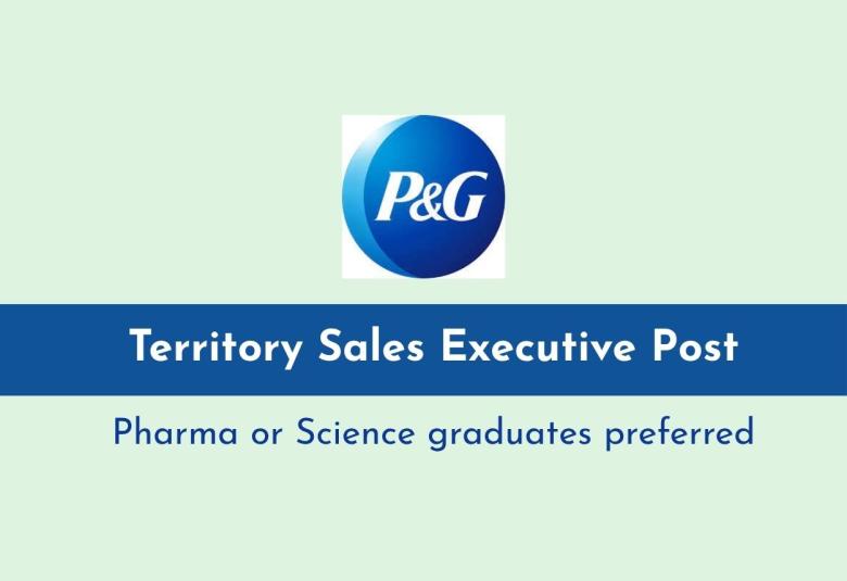Work as Territory Sales Executive at P&G