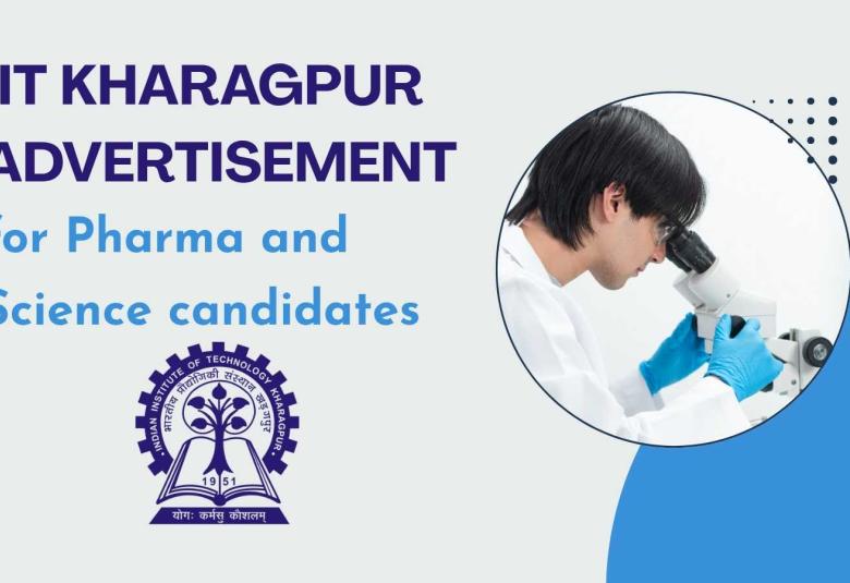 Advertisement for Pharma and Science candidates at Indian Institute of Technology