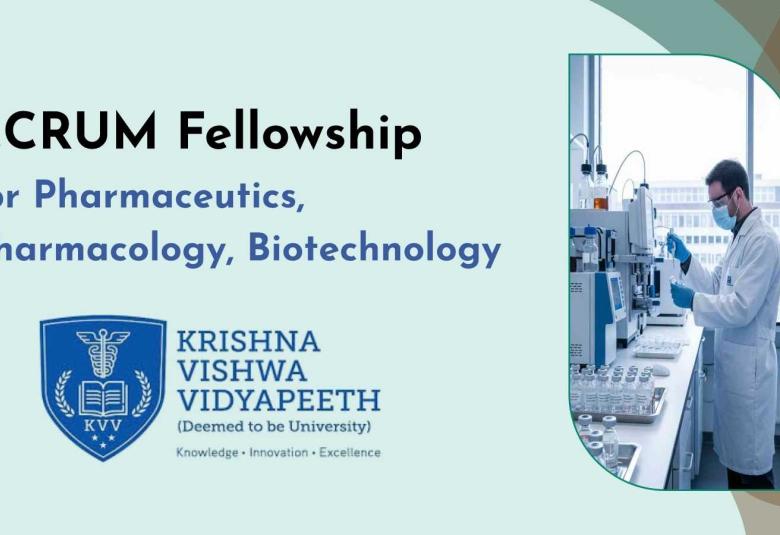 CCRUM Fellowship for Pharmaceutics, Pharmacology, Biotechnology