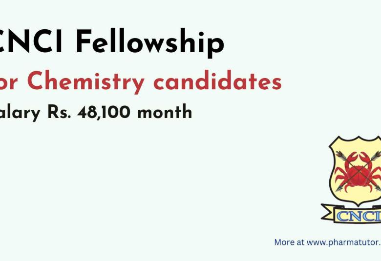 CNCI Fellowship for Chemistry candidates