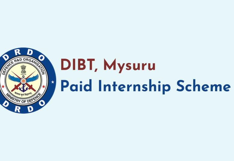 DIBT, Mysuru invites applications for the Paid Internship Scheme