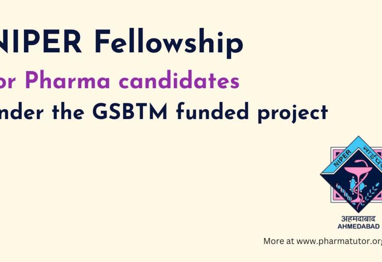 Apply Online for NIPER Fellowship 2026 | Opportunity for Pharma Candidates