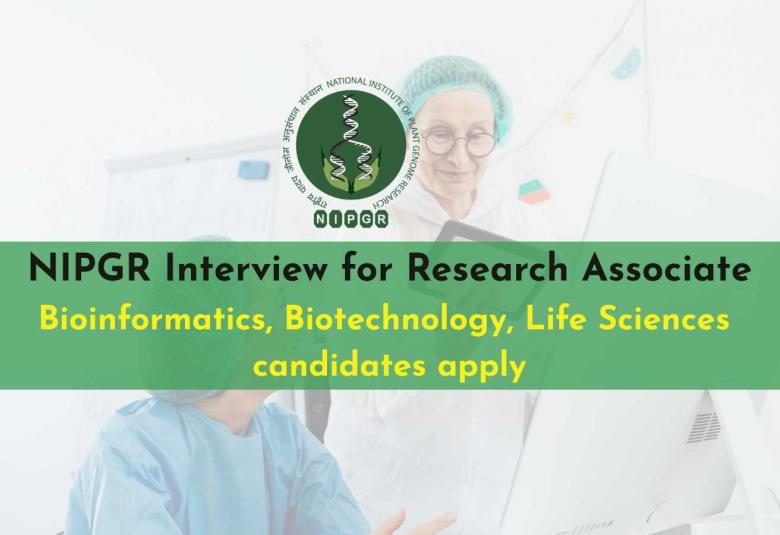 NIPGR Interview for Research Associate