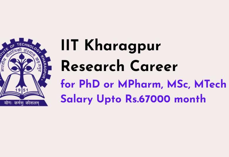 Research Career at Indian Institutes of Technology
