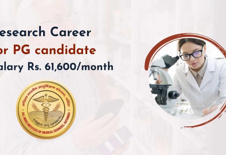 Research Career for PG candidate at AIIMS
