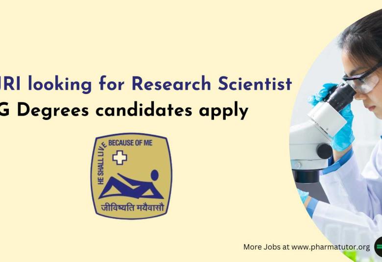 SJRI looking for Research Scientist