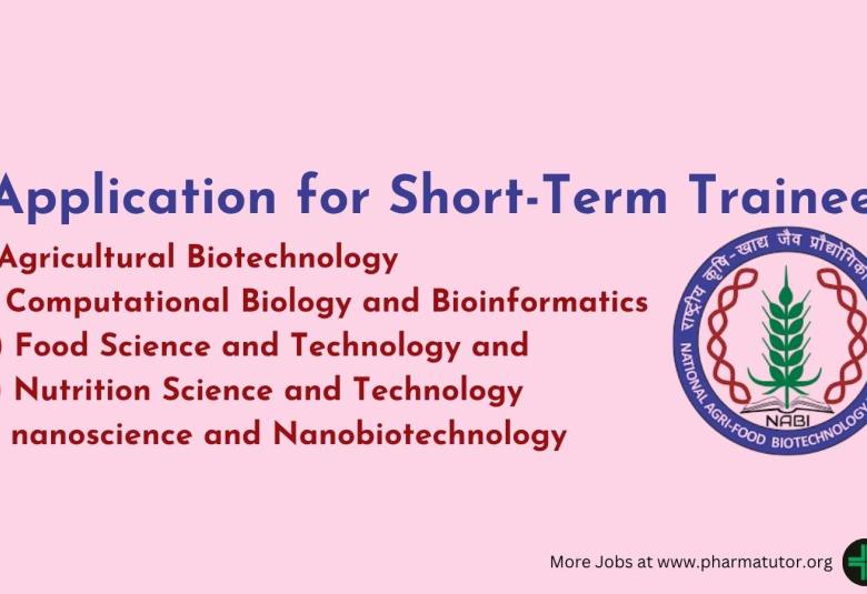 Application for Short-Term Trainee at BRIC-NABI