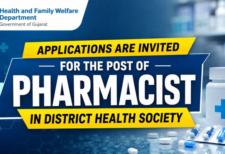 Applications are invited for the post of Pharmacist in District Health Society