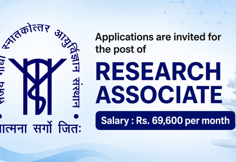 Applications are invited for the post of Research Associate at SGPGIMS