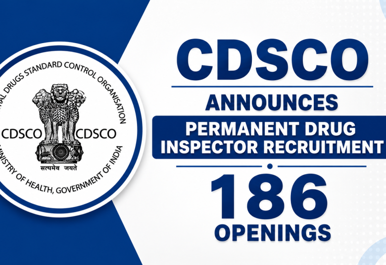 CDSCO Announces Permanent Drug Inspector Recruitment