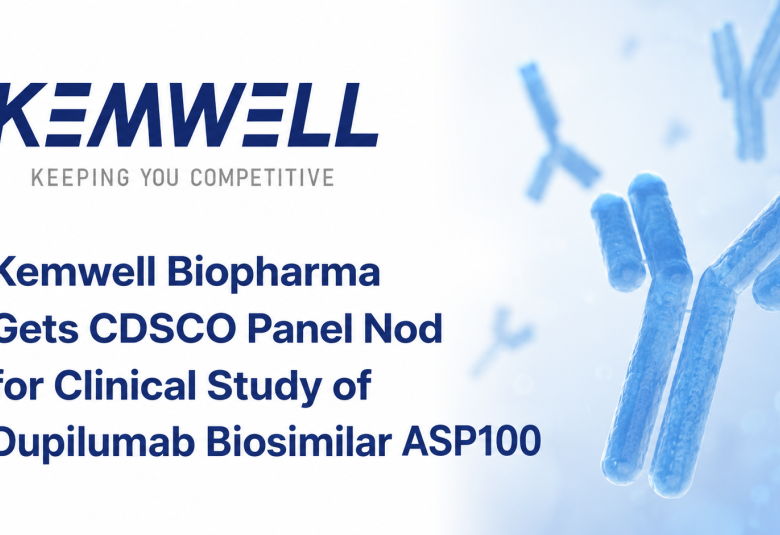 Kemwell Biopharma Gets CDSCO Panel Nod for Clinical Study of Dupilumab Biosimilar ASP100