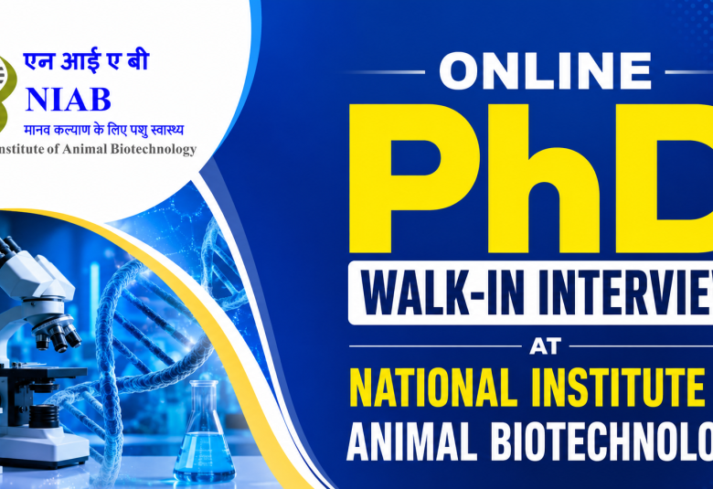 Online PhD Walk-in Interview at National Institute of Animal Biotechnology