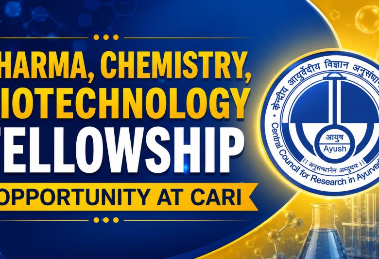 Pharma, Chemistry, Biotechnology Fellowship Opportunity at CARI
