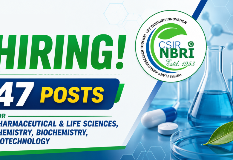 47 posts for Pharmaceutical and Life Sciences, Chemistry, Biochemistry, Biotechnology candidates at NBRI